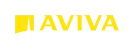 Aviva primary logo Aviva yellow_CMYK